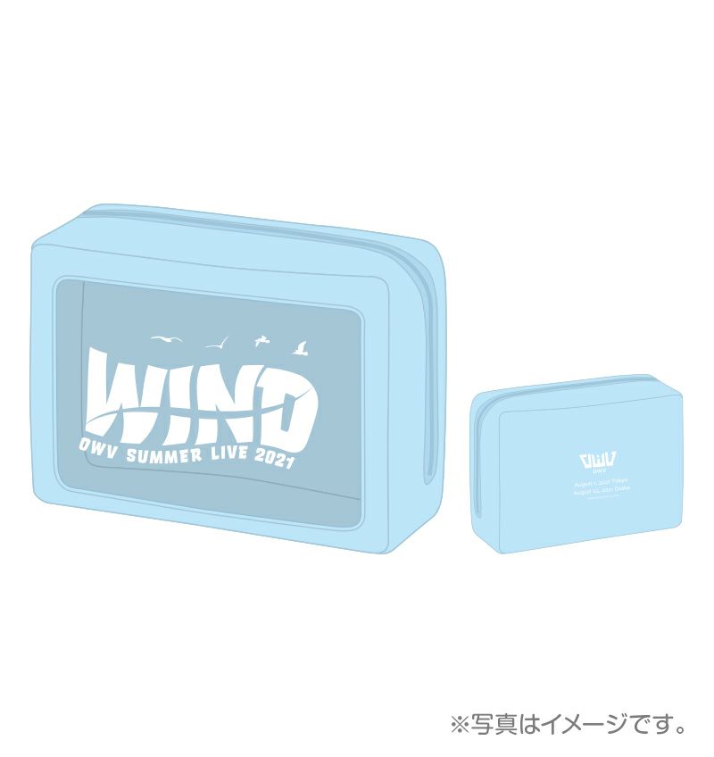 「WIND」クリア窓付きポーチ | OWV ONLINE STORE