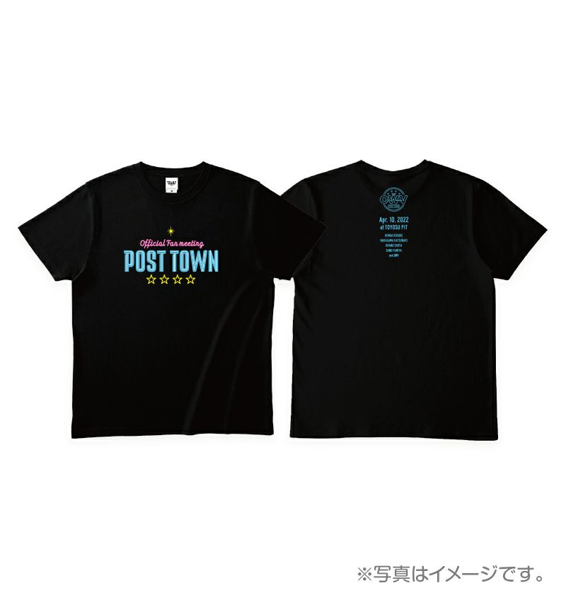 「POST TOWN」Tシャツ（ブラック） | OWV ONLINE STORE