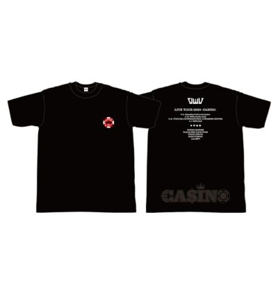 「CASINO」Tシャツ（ブラック）